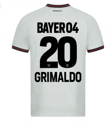 Bayer Leverkusen Alejandro Grimaldo #20 Replika Udebanetrøje 2023-24 Kortærmet